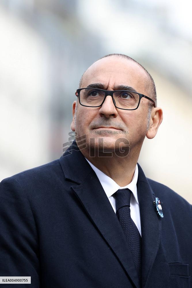 Tribute To Victims At La Bonne Biere - Paris