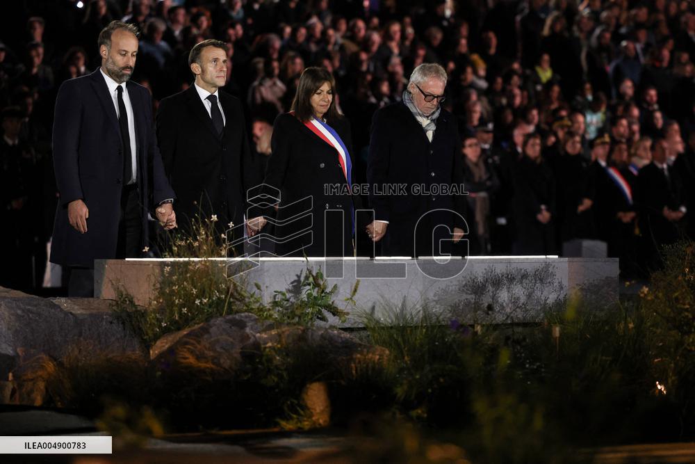 Ceremony Marking The 10th Anniversary Of The Attacks In 2015 - Paris