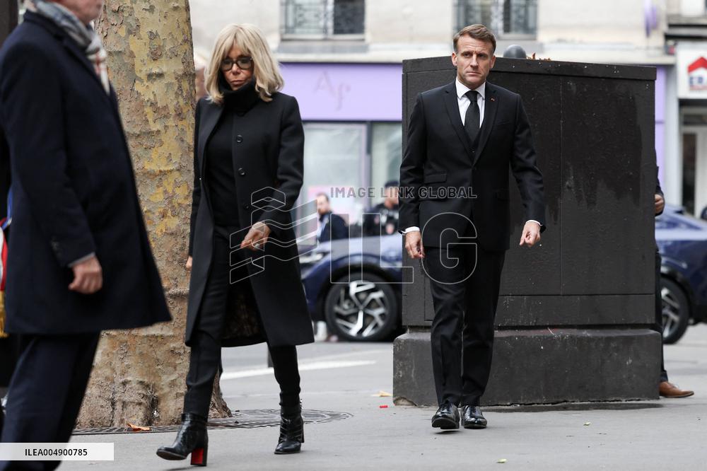 Tribute To Victims At La Belle Equipe - Paris