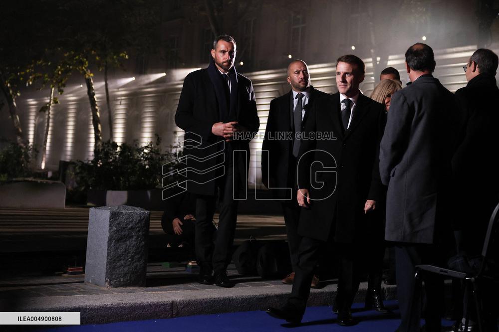 Ceremony Marking The 10th Anniversary Of The Attacks In 2015 - Paris
