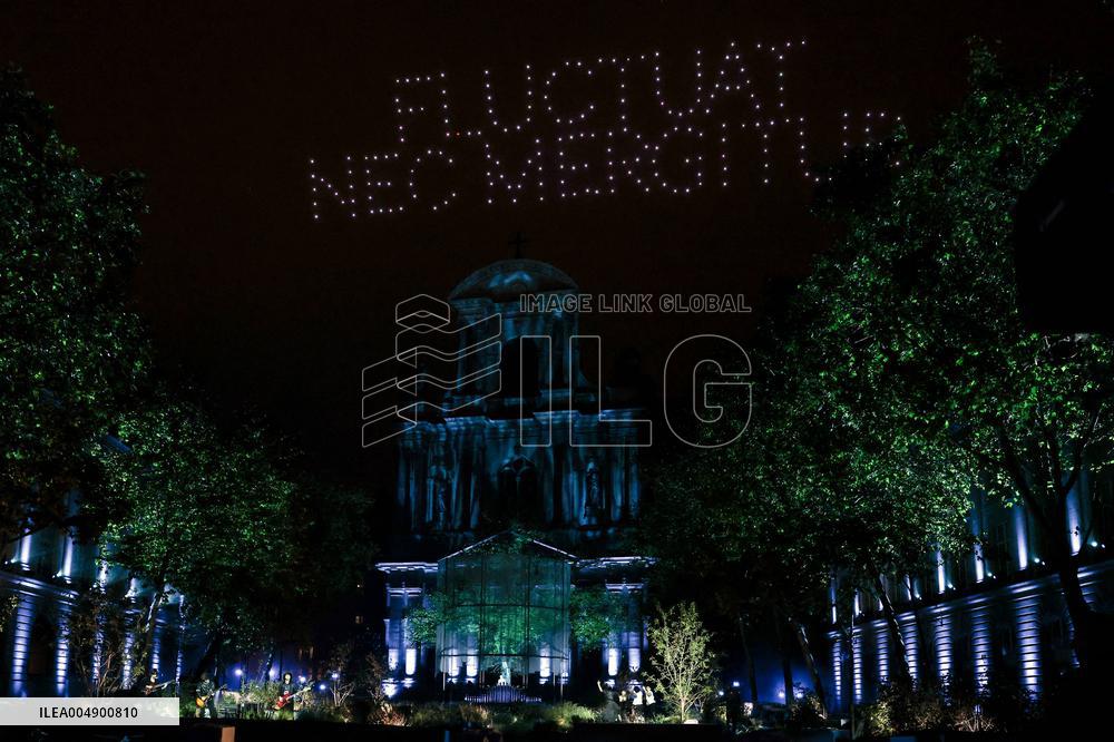 Ceremony Marking The 10th Anniversary Of The Attacks In 2015 - Paris