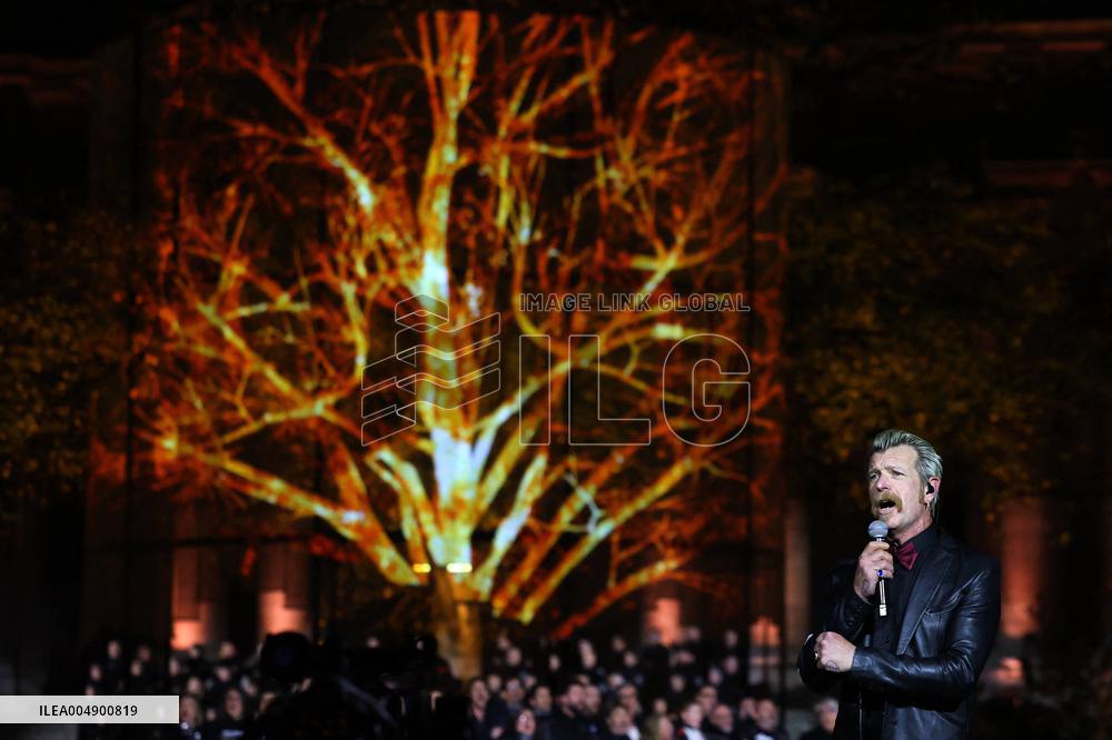 Ceremony Marking The 10th Anniversary Of The Attacks In 2015 - Paris