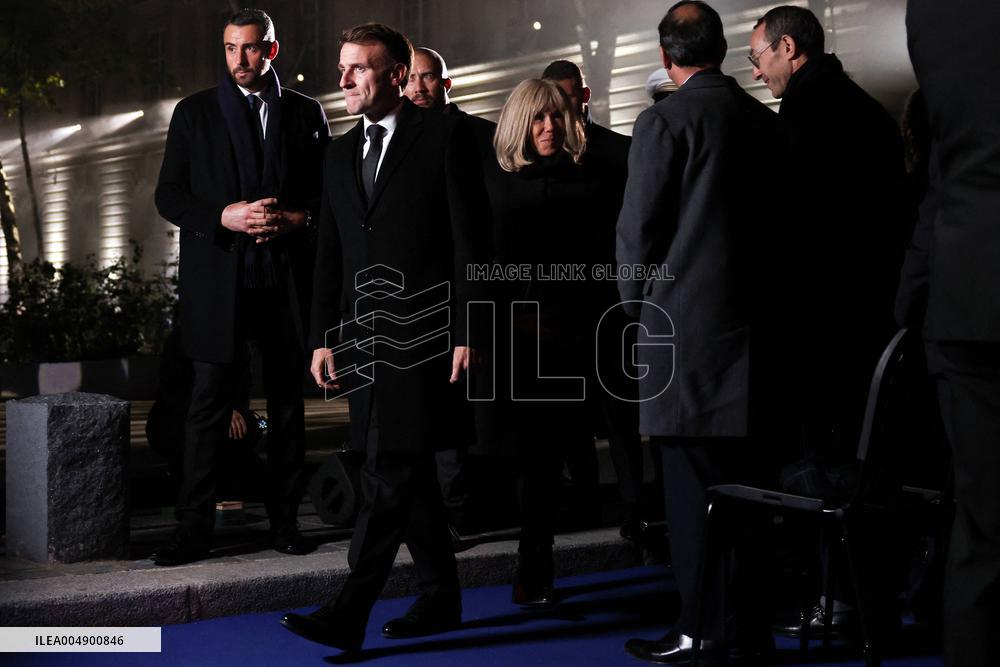 Ceremony Marking The 10th Anniversary Of The Attacks In 2015 - Paris