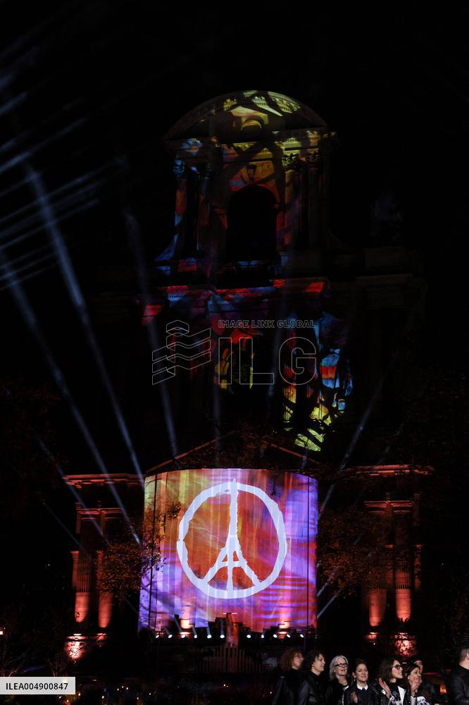 Ceremony Marking The 10th Anniversary Of The Attacks In 2015 - Paris