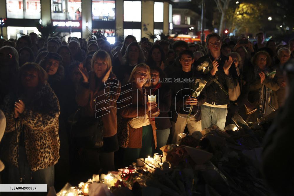 Tribute To Victims At Place De LA Republique - Paris