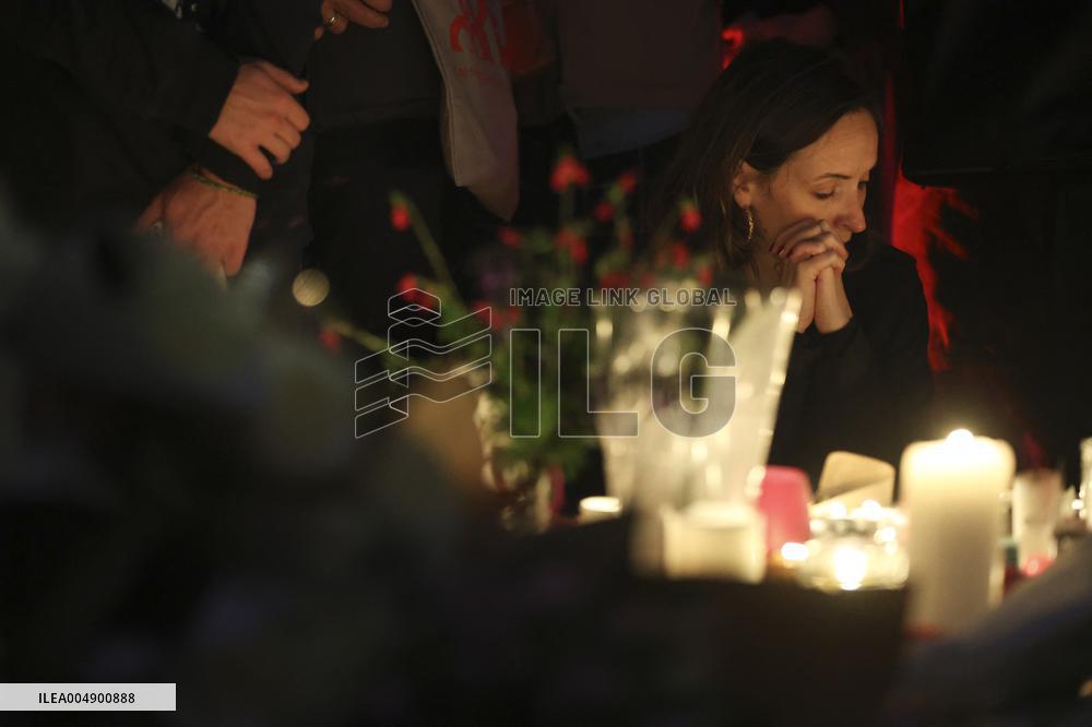 Tribute To Victims At Place De LA Republique - Paris