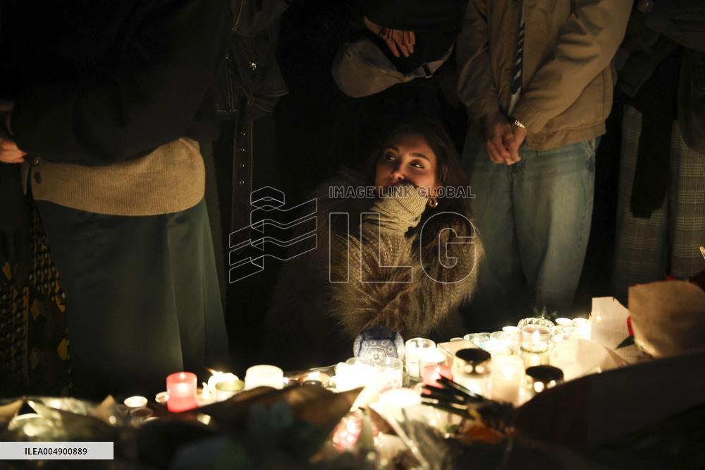 Tribute To Victims At Place De LA Republique - Paris