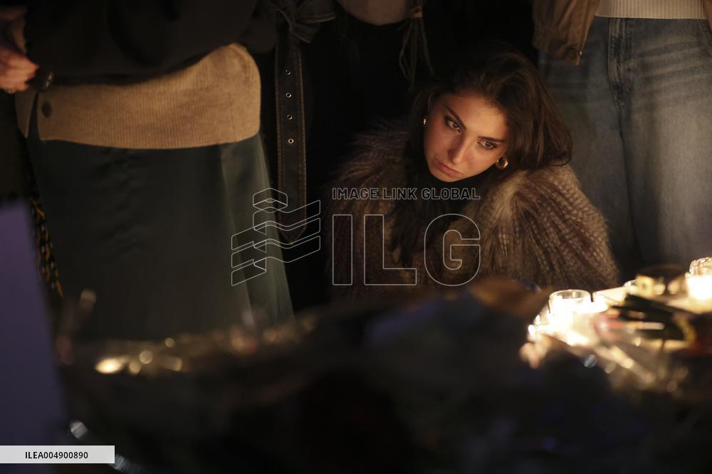 Tribute To Victims At Place De LA Republique - Paris
