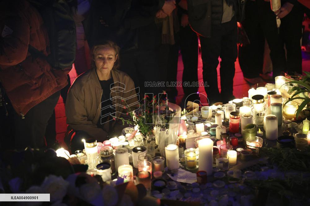 Tribute To Victims At Place De LA Republique - Paris