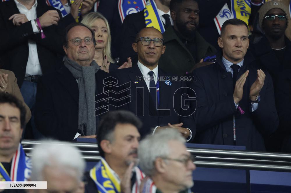 VIPs At France vs Ukraine