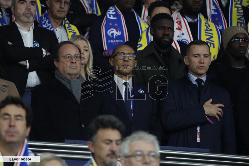 VIPs At France vs Ukraine