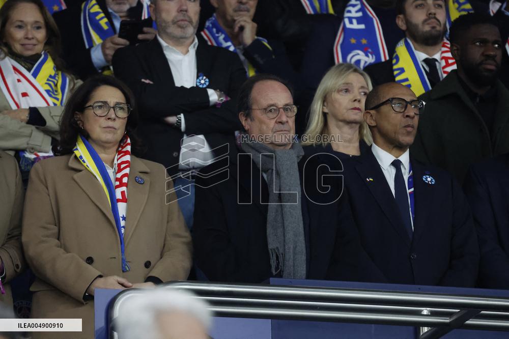 VIPs At France vs Ukraine