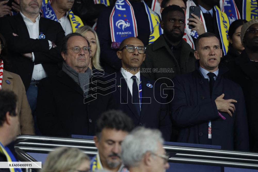 VIPs At France vs Ukraine