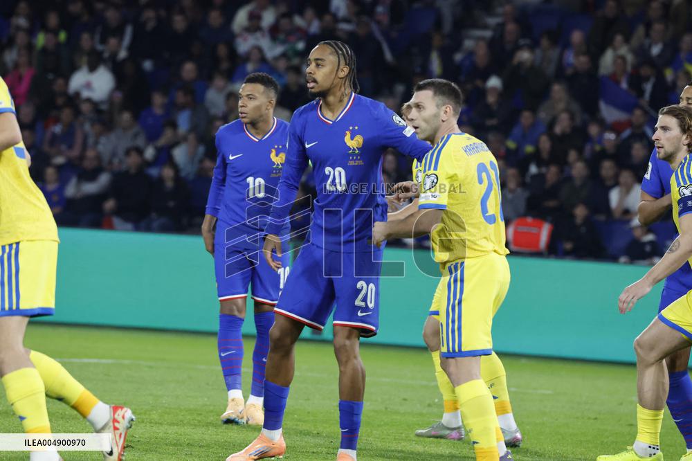 World Cup 2026 qualifying match France vs Ukraine