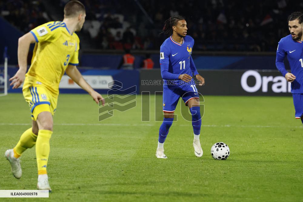 World Cup 2026 qualifying match France vs Ukraine