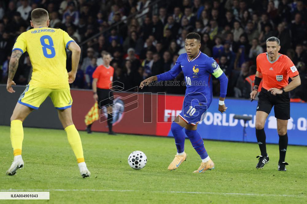 World Cup 2026 qualifying match France vs Ukraine