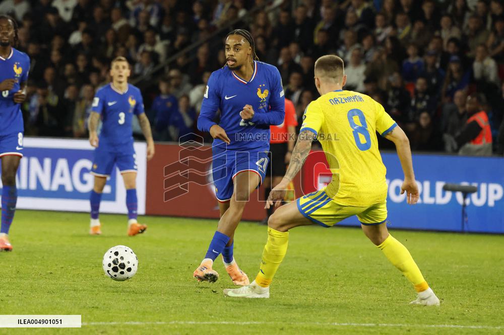 World Cup 2026 qualifying match France vs Ukraine
