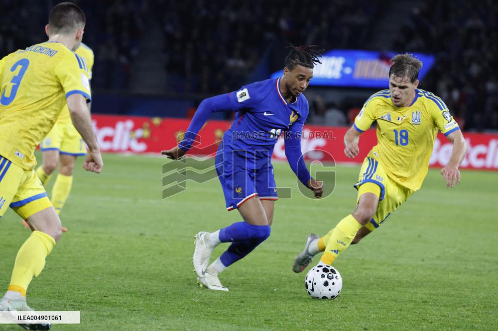 World Cup 2026 qualifying match France vs Ukraine