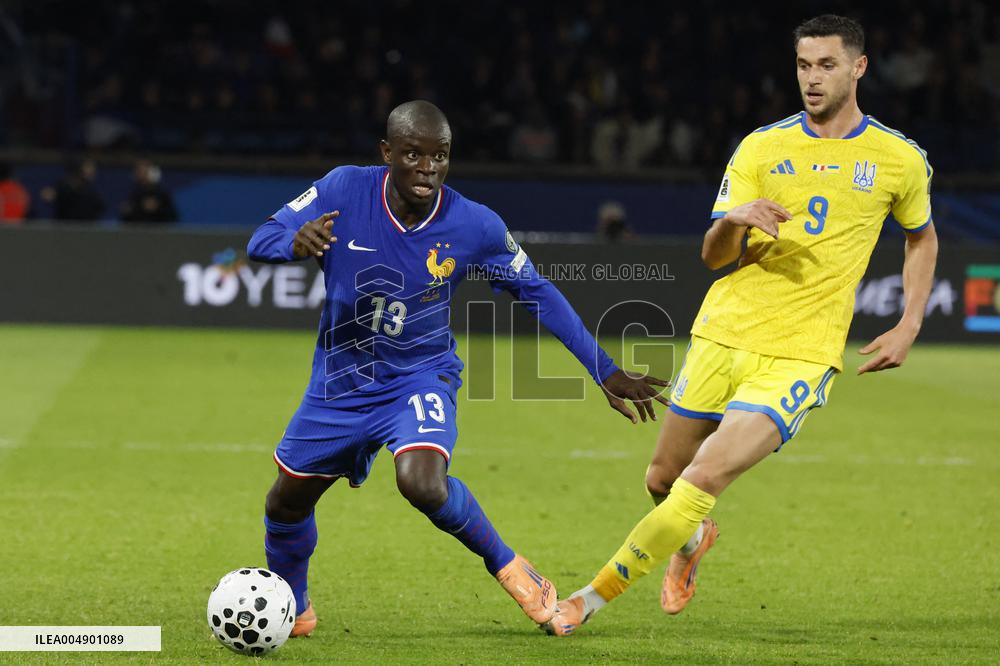 World Cup 2026 qualifying match France vs Ukraine