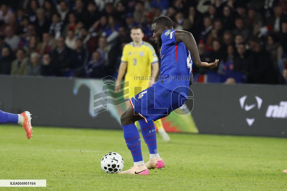 World Cup 2026 qualifying match France vs Ukraine