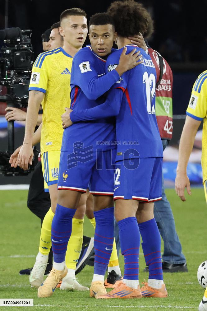 World Cup 2026 qualifying match France vs Ukraine