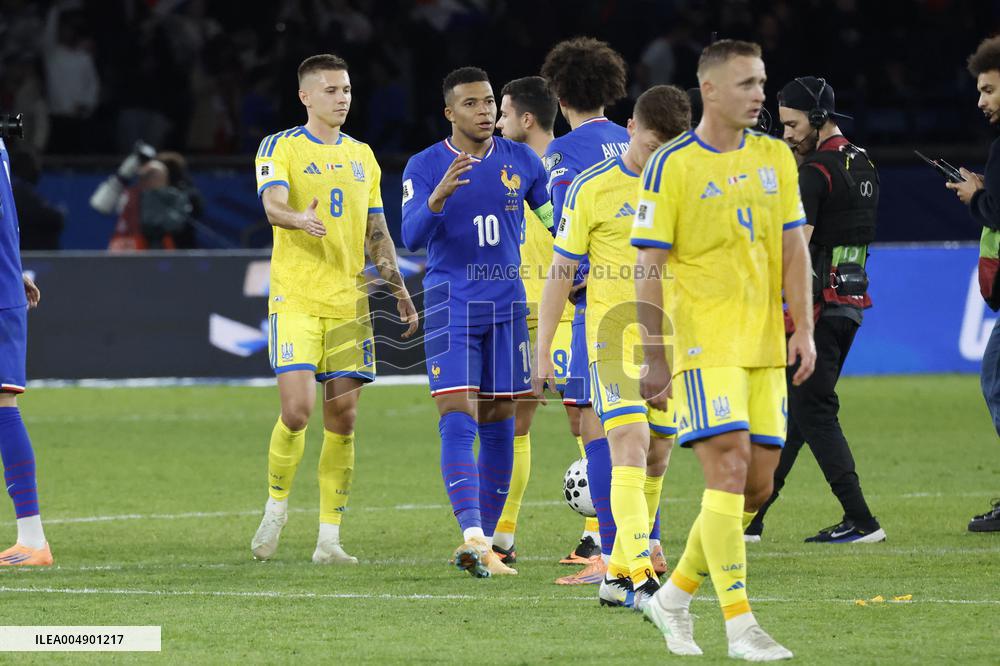 World Cup 2026 qualifying match France vs Ukraine
