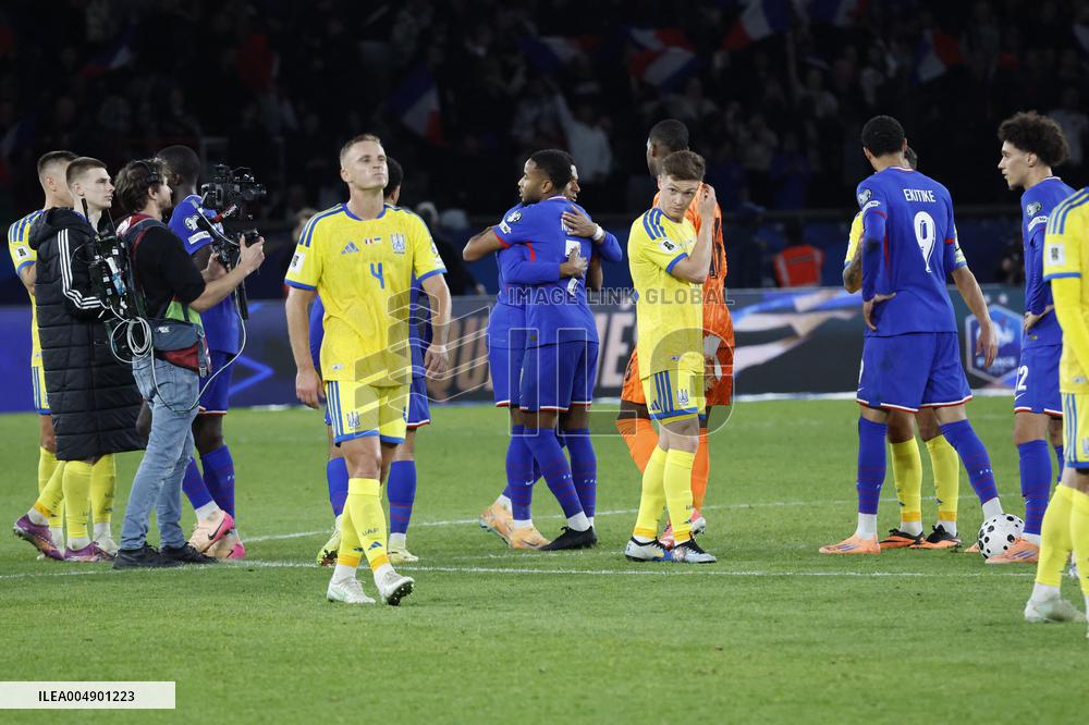 World Cup 2026 qualifying match France vs Ukraine