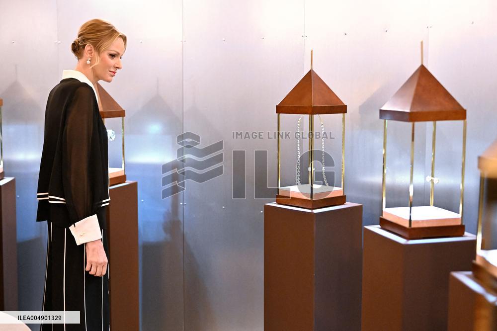 NO TABLOIDS - Princess Charlene Of Monaco At Opening Of Second Edition Of Joya - Monaco