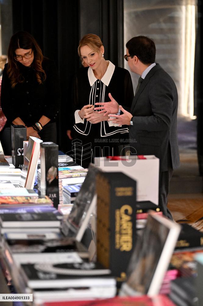 NO TABLOIDS - Princess Charlene Of Monaco At Opening Of Second Edition Of Joya - Monaco