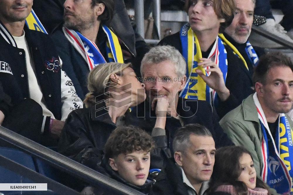 Celebs at FIFA World Cup Qualifiers - France Ukraine