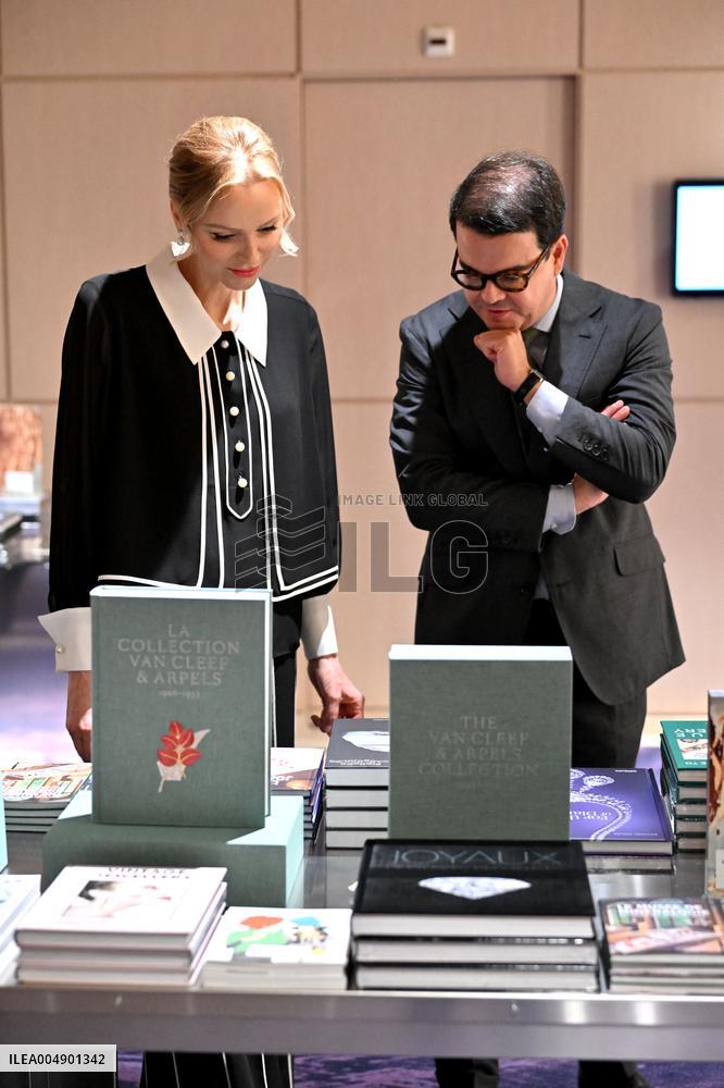 NO TABLOIDS - Princess Charlene Of Monaco At Opening Of Second Edition Of Joya - Monaco