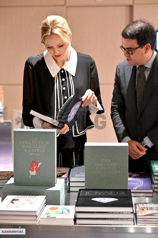 NO TABLOIDS - Princess Charlene Of Monaco At Opening Of Second Edition Of Joya - Monaco