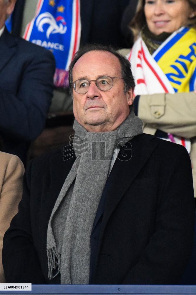 Celebs at FIFA World Cup Qualifiers - France Ukraine