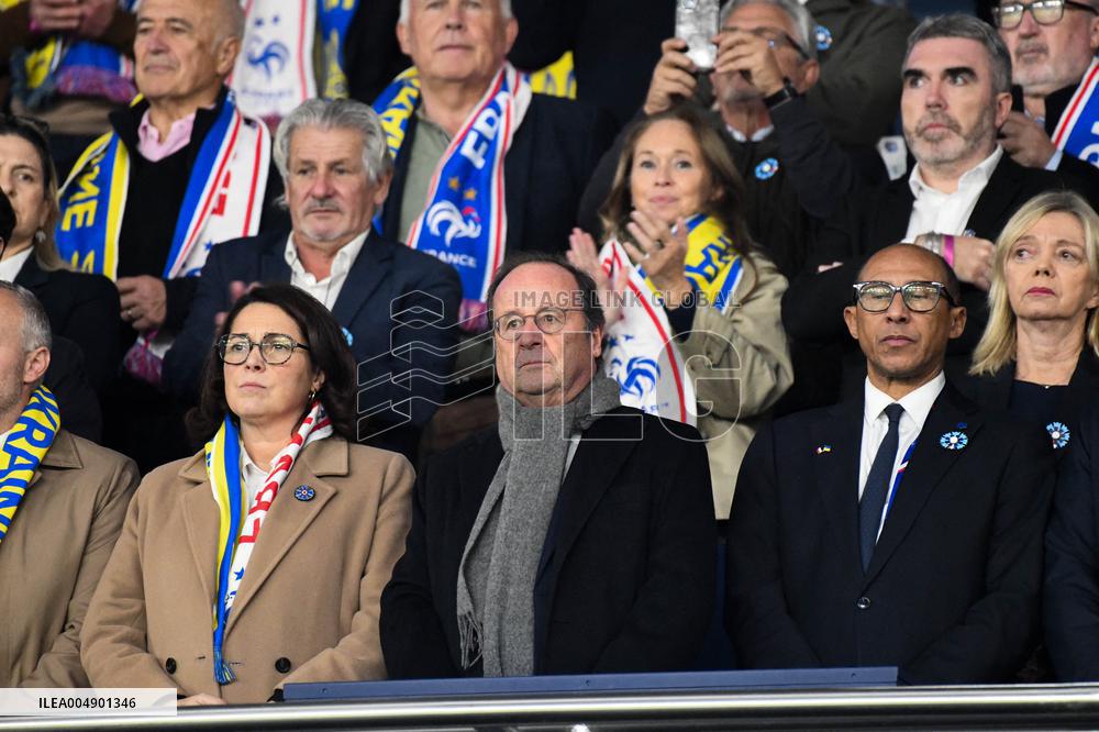 Celebs at FIFA World Cup Qualifiers - France Ukraine