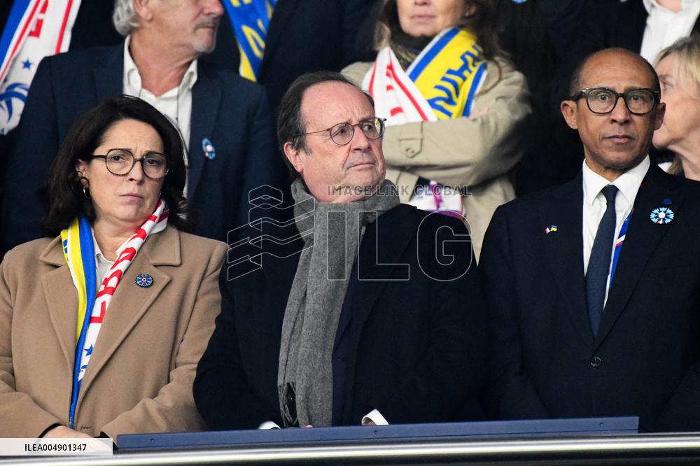 Celebs at FIFA World Cup Qualifiers - France Ukraine
