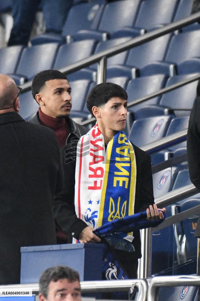 Celebs at FIFA World Cup Qualifiers - France Ukraine