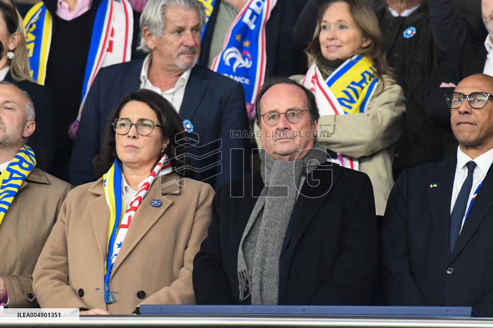 Celebs at FIFA World Cup Qualifiers - France Ukraine