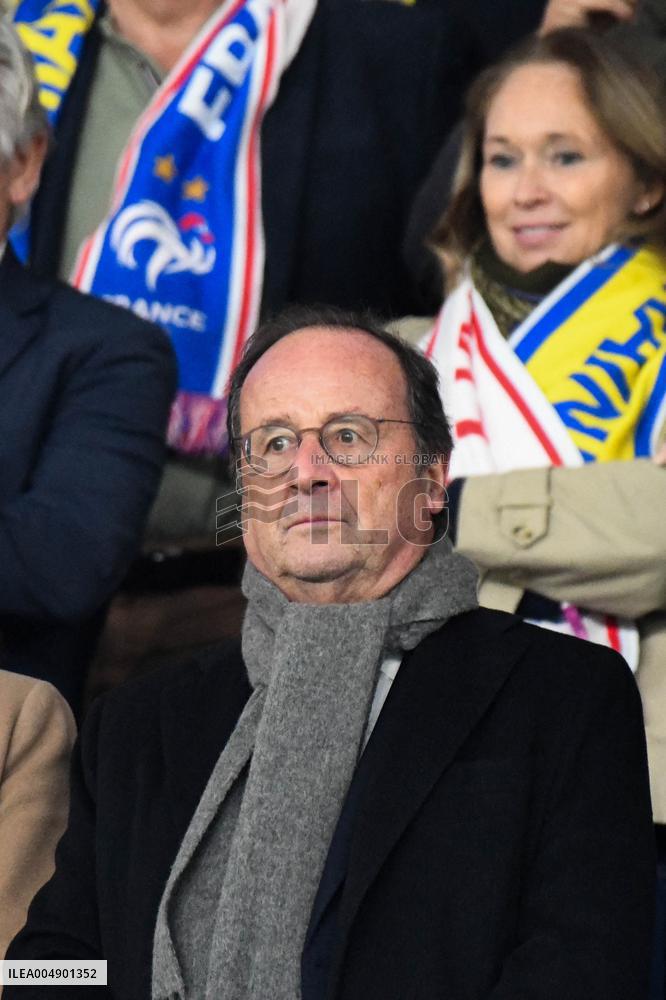 Celebs at FIFA World Cup Qualifiers - France Ukraine