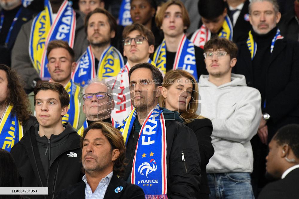 Celebs at FIFA World Cup Qualifiers - France Ukraine