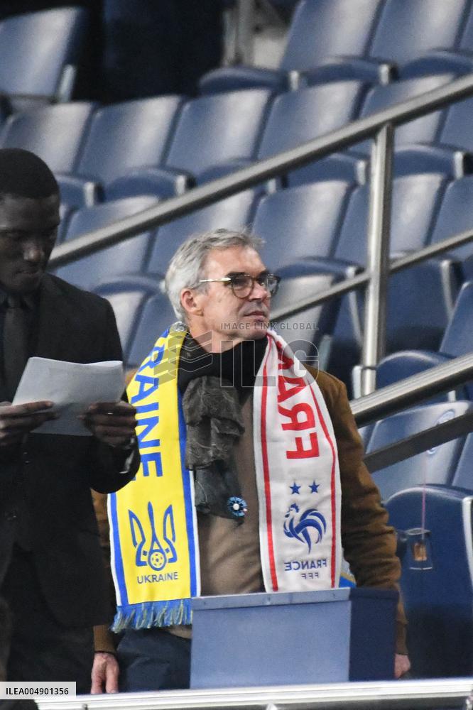 Celebs at FIFA World Cup Qualifiers - France Ukraine