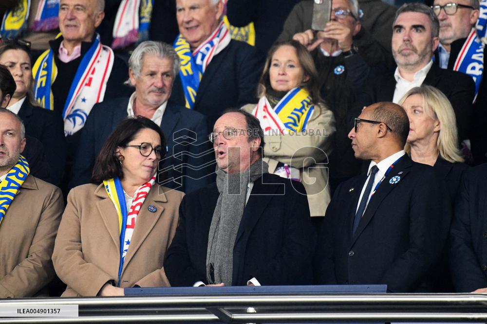 Celebs at FIFA World Cup Qualifiers - France Ukraine