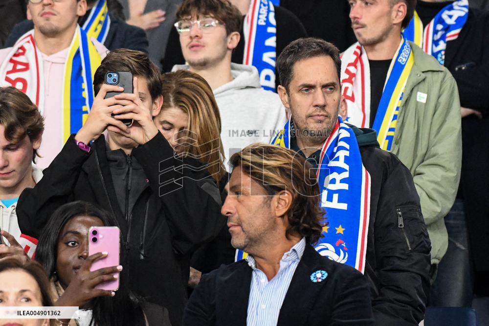 Celebs at FIFA World Cup Qualifiers - France Ukraine