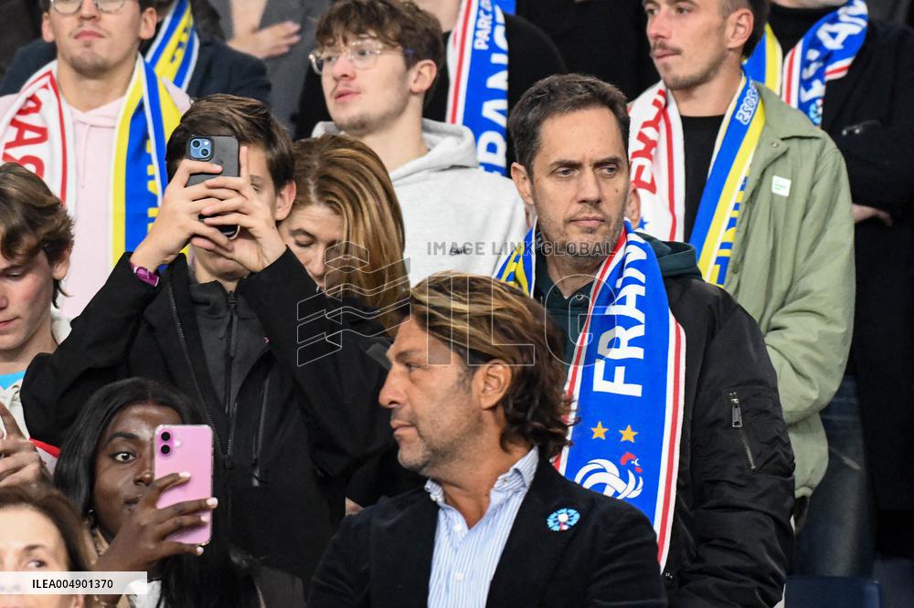 Celebs at FIFA World Cup Qualifiers - France Ukraine