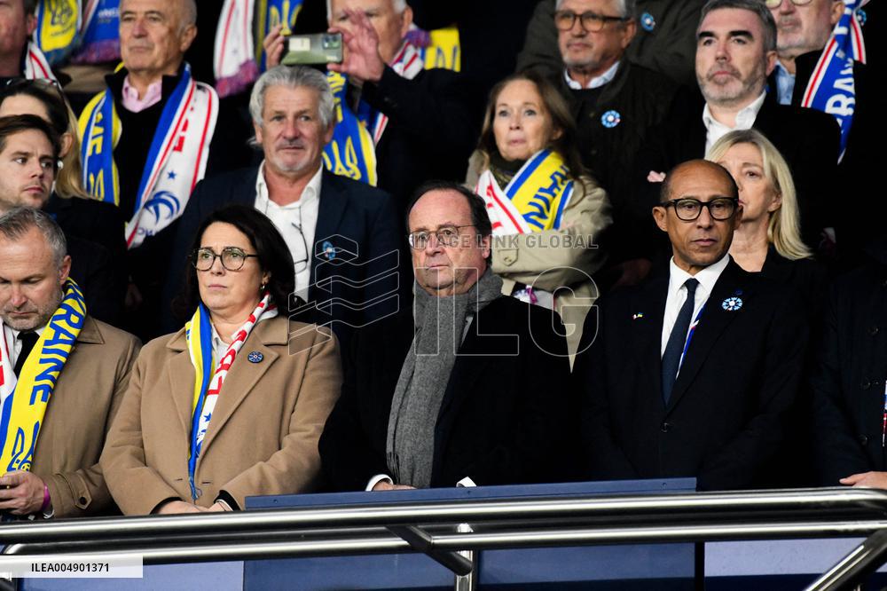Celebs at FIFA World Cup Qualifiers - France Ukraine