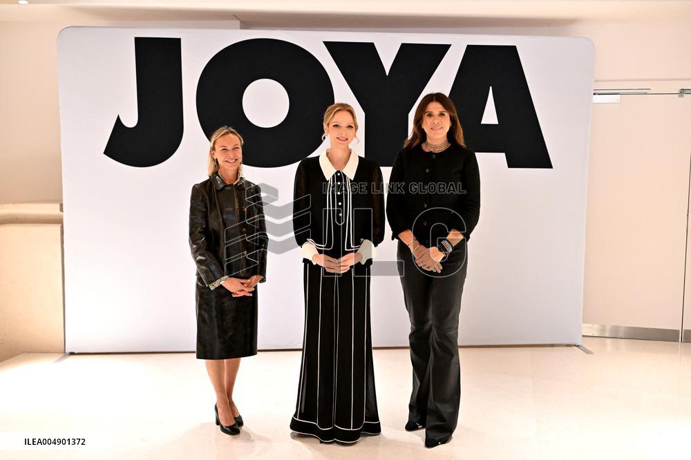NO TABLOIDS - Princess Charlene Of Monaco At Opening Of Second Edition Of Joya - Monaco