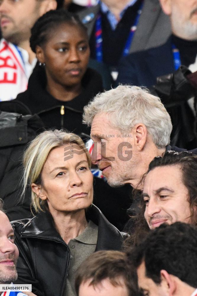 Celebs at FIFA World Cup Qualifiers - France Ukraine