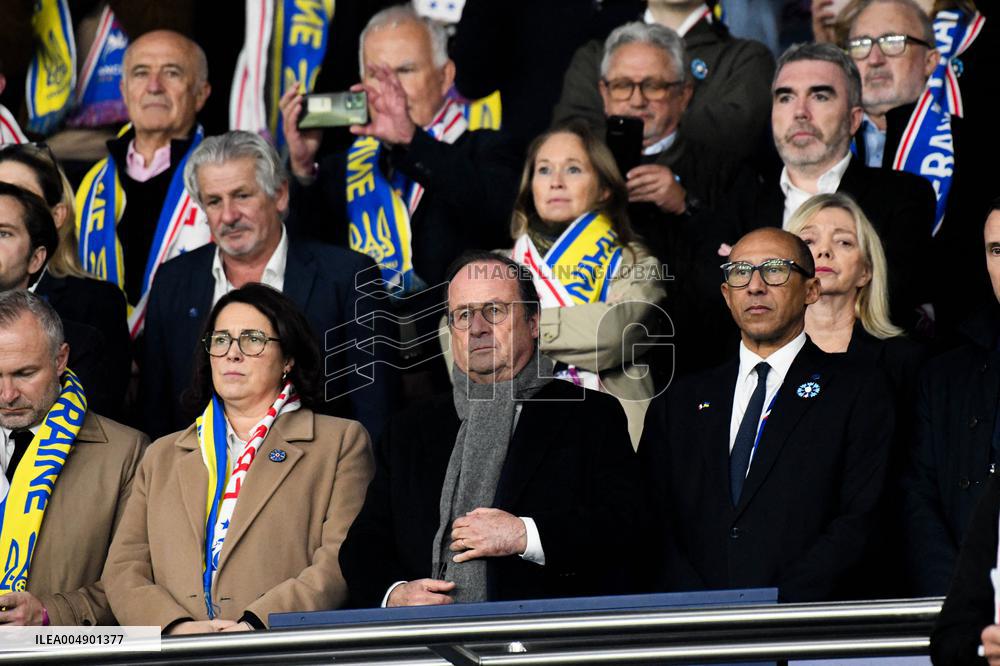 Celebs at FIFA World Cup Qualifiers - France Ukraine