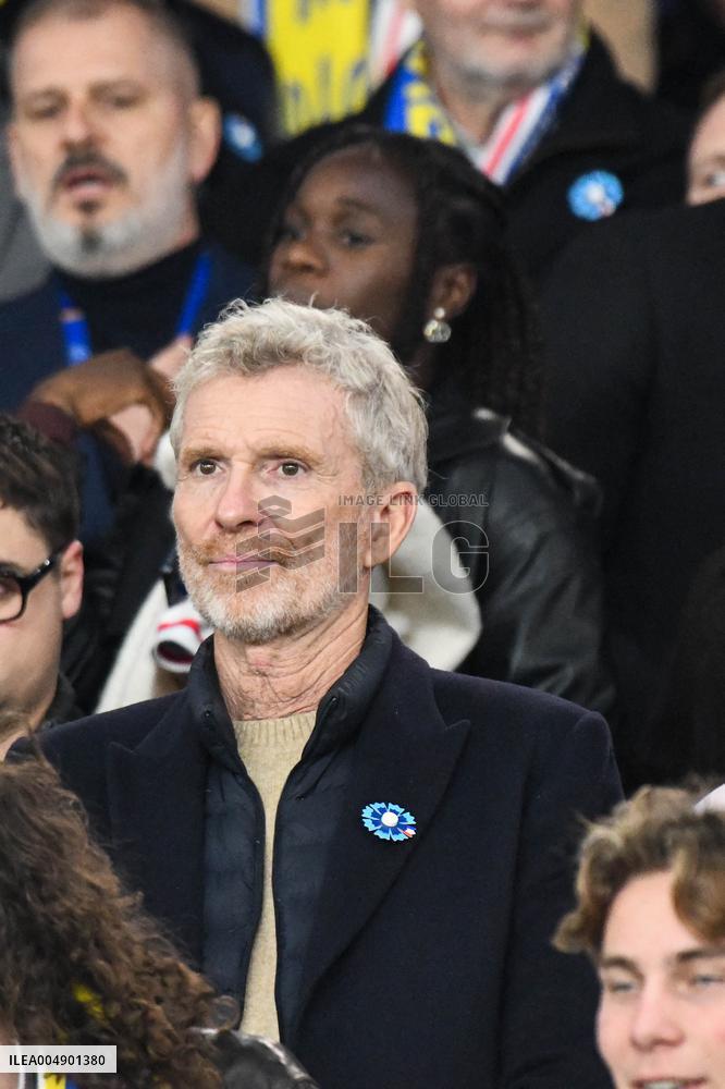 Celebs at FIFA World Cup Qualifiers - France Ukraine