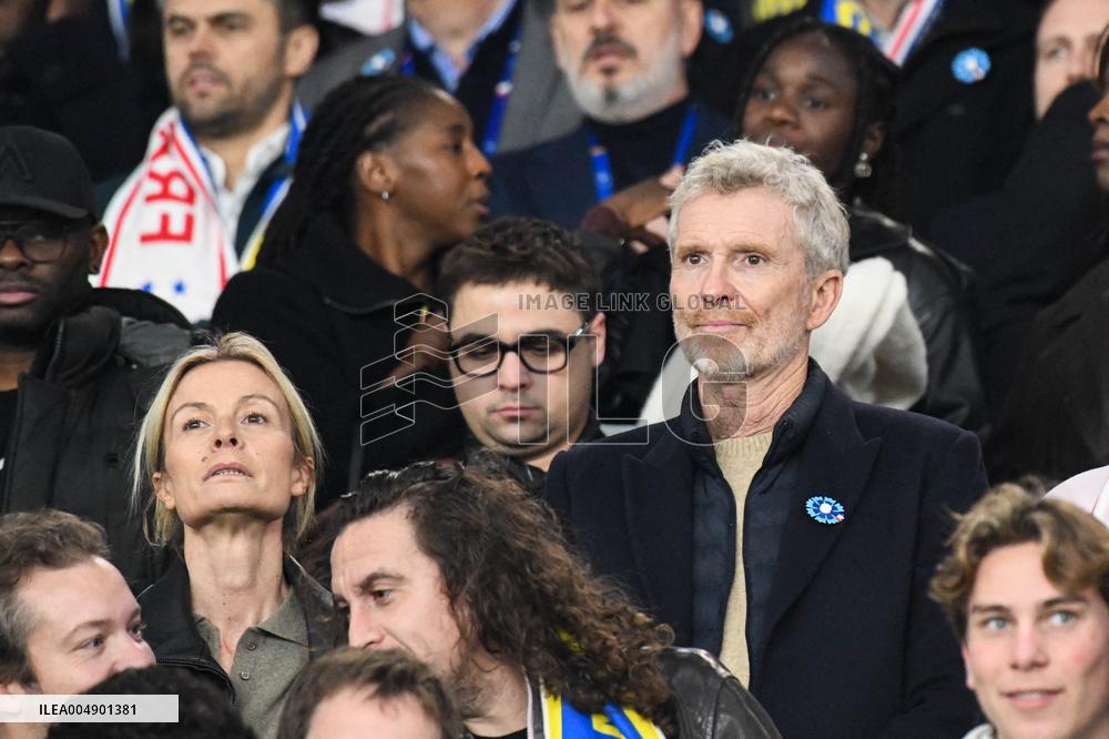 Celebs at FIFA World Cup Qualifiers - France Ukraine
