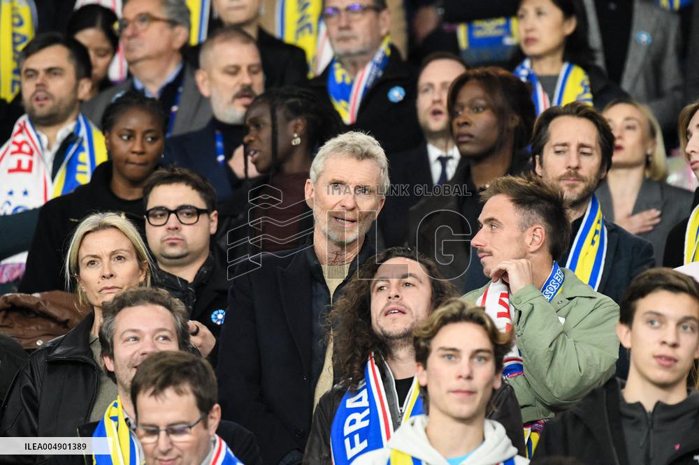 Celebs at FIFA World Cup Qualifiers - France Ukraine